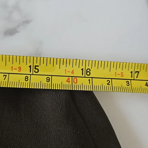 Vintage Jones New York Olive Green 100% Silk Pencil Skirt Deadstock NWT Classic - Picture 6 of 7